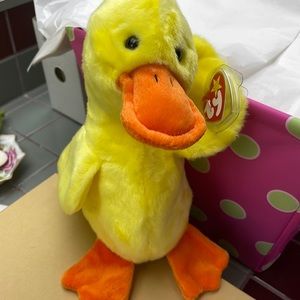 “Quacker”Ty Beanie Buddy. Retired 1998.